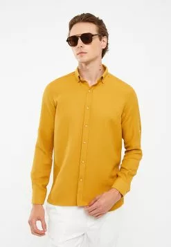 LC WAIKIKI Slim Fit Long Sleeve Dobby Men's Shirt -LC WAIKIKI popular shop lc waikiki 8256 1963036 2