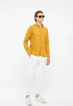 LC WAIKIKI Slim Fit Long Sleeve Dobby Men's Shirt -LC WAIKIKI popular shop lc waikiki 8256 1963036 3