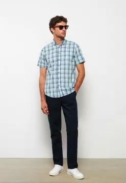 LC WAIKIKI Regular Fit Short Sleeve Plaid Poplin Men's Shirt 10 LC WAIKIKI Regular Fit Short Sleeve Plaid Poplin Men's Shirt -LC WAIKIKI popular shop lc waikiki 8257 2964036 3