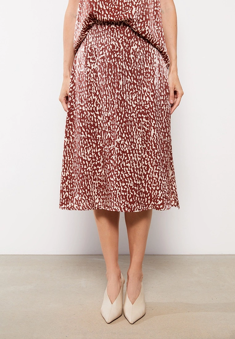 LC WAIKIKI Patterned A-Cut Woman Skirt 5 LC WAIKIKI Patterned A-Cut Woman Skirt - Image 3