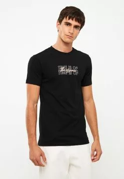 LC WAIKIKI Crew Neck Short Sleeve Printed Combed Cotton Men's T-Shirt -LC WAIKIKI popular shop lc waikiki 8259 6654036 3