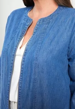 LC WAIKIKI Crew Neck Straight Long Sleeve Women's Jean Abaya -LC WAIKIKI popular shop lc waikiki 8260 3463036 4