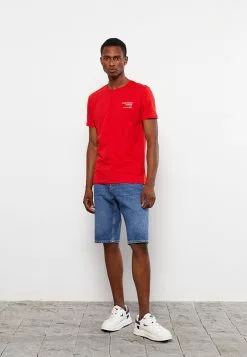 LC WAIKIKI Crew Neck Short Sleeve Printed Combed Cotton Men's T-Shirt