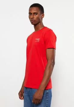 LC WAIKIKI Crew Neck Short Sleeve Printed Combed Cotton Men's T-Shirt -LC WAIKIKI popular shop lc waikiki 8261 7754036 3