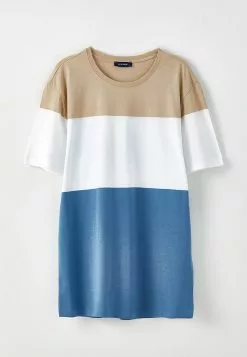 LC WAIKIKI Crew Neck Short Sleeve Color Block Combed Cotton Men's T-Shirt -LC WAIKIKI popular shop lc waikiki 8264 2364036 6