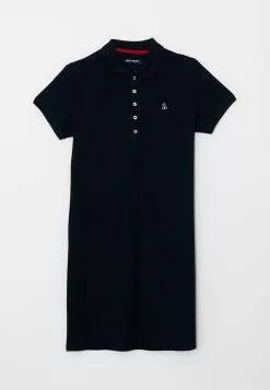 LC WAIKIKI Polo Neck Embroidered Short Sleeve Cotton Women's Dress -LC WAIKIKI popular shop lc waikiki 8266 8087626 6