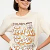 LC WAIKIKI Crew Neck Printed Short Sleeve Cotton Women's T-Shirt -LC WAIKIKI popular shop lc waikiki 8284 7854036 1