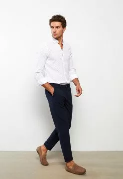 LC WAIKIKI Slim Fit Long Sleeve Patterned Dobby Men's Shirt -LC WAIKIKI popular shop lc waikiki 8285 1074036 2