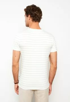 LC WAIKIKI Crew Neck Short Sleeve Striped Combed Cotton Men's T-Shirt -LC WAIKIKI popular shop lc waikiki 8286 3963036 6