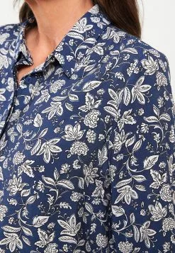 LC WAIKIKI Patterned Long Sleeve Women's Shirt With Button Closure On The Front -LC WAIKIKI popular shop lc waikiki 8291 2074036 4