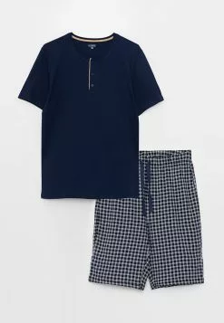 LC WAIKIKI Standard Pattern Plaid Men's Pajamas Set -LC WAIKIKI popular shop lc waikiki 8292 8373036 6