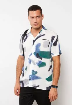 LC WAIKIKI Regular Fit Short Sleeve Patterned Viscose Men's Shirt 9 LC WAIKIKI Regular Fit Short Sleeve Patterned Viscose Men's Shirt -LC WAIKIKI popular shop lc waikiki 8293 2164036 2