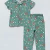 LC WAIKIKI Polo Collar Short Sleeve Printed Cotton Baby Boy Pajamas Set 2-Pack -LC WAIKIKI popular shop lc waikiki 8293 9197236 1