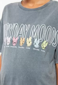 LC WAIKIKI Crew Neck Daisy Duck Printed Short Sleeve Cotton Maternity T-Shirt -LC WAIKIKI popular shop lc waikiki 8298 3173036 4