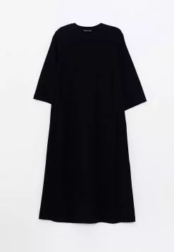 LC WAIKIKI Crew Neck Plain Cotton Women's Dress -LC WAIKIKI popular shop lc waikiki 8300 6864036 6