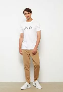 LC WAIKIKI Crew Neck Short Sleeve Printed Combed Cotton Men's T-Shirt