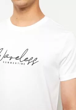 LC WAIKIKI Crew Neck Short Sleeve Printed Combed Cotton Men's T-Shirt -LC WAIKIKI popular shop lc waikiki 8308 0264036 4