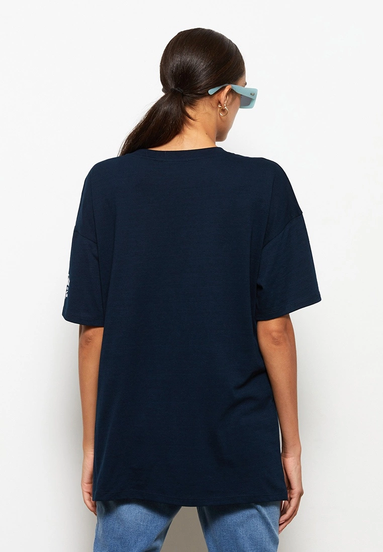 LC WAIKIKI Crew Neck Mickey Mouse Printed Short Sleeve Pregnant T-Shirt 6 LC WAIKIKI Crew Neck Mickey Mouse Printed Short Sleeve Pregnant T-Shirt - Image 4