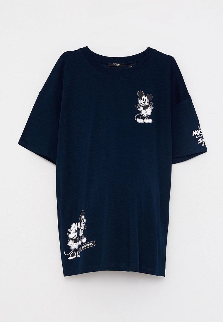 LC WAIKIKI Crew Neck Mickey Mouse Printed Short Sleeve Pregnant T-Shirt 7 LC WAIKIKI Crew Neck Mickey Mouse Printed Short Sleeve Pregnant T-Shirt - Image 5