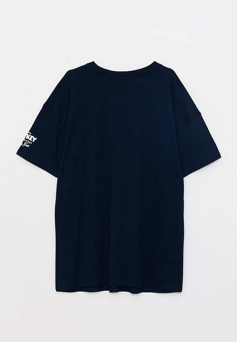 LC WAIKIKI Crew Neck Mickey Mouse Printed Short Sleeve Pregnant T-Shirt 8 LC WAIKIKI Crew Neck Mickey Mouse Printed Short Sleeve Pregnant T-Shirt - Image 6