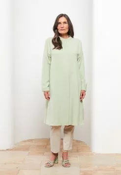 LC WAIKIKI Crew Neck Straight Long Sleeve Women's Tunic