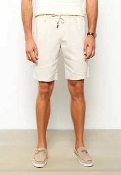 LC WAIKIKI Standard Fit Linen Men's Shorts -LC WAIKIKI popular shop lc waikiki 8321 4264036 3