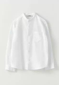 LC WAIKIKI Judge Collar Basic Long Sleeve Cotton Boy's Shirt