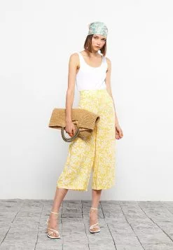 LC WAIKIKI Patterned Viscose Women Capri -LC WAIKIKI popular shop lc waikiki 8332 4809426 2