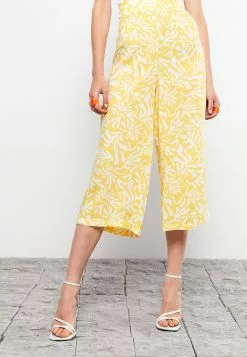 LC WAIKIKI Patterned Viscose Women Capri -LC WAIKIKI popular shop lc waikiki 8332 4809426 4