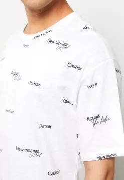 LC WAIKIKI Crew Neck Short Sleeve Printed Combed Cotton Men's T-Shirt -LC WAIKIKI popular shop lc waikiki 8344 8973036 4