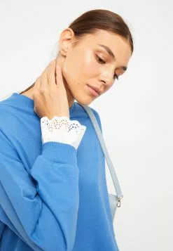 LC WAIKIKI Crew Neck Straight Long Sleeve Oversize Women's Tunic -LC WAIKIKI popular shop lc waikiki 8346 6364036 3