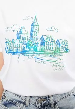 LC WAIKIKI Crew Neck Printed Short Sleeve Cotton Women's T-Shirt -LC WAIKIKI popular shop lc waikiki 8349 7477626 4