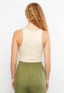 LC WAIKIKI Crew Neck Straight Sleeveless Women's Bodysuit -LC WAIKIKI popular shop lc waikiki 8371 7573036 5