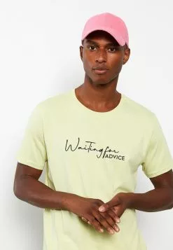 LC WAIKIKI Crew Neck Short Sleeve Printed Combed Cotton Men's T-Shirt -LC WAIKIKI popular shop lc waikiki 8378 6954036 3