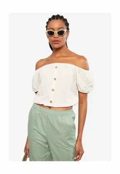 LC WAIKIKI Boat Collar Straight Short Sleeve Women's Blouse