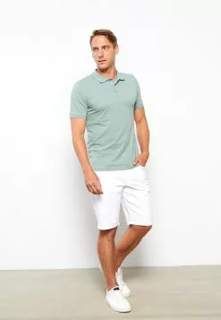 LC WAIKIKI Polo Neck Short Sleeve Patterned Piqué Men's T-Shirt -LC WAIKIKI popular shop lc waikiki 8386 2174036 2