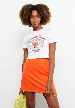 LC WAIKIKI Crew Neck Printed Short Sleeve Cotton Women's T-Shirt -LC WAIKIKI popular shop lc waikiki 8390 8474036 2