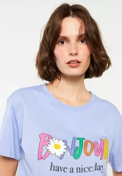 LC WAIKIKI Crew Neck Printed Short Sleeve Cotton Women's T-Shirt -LC WAIKIKI popular shop lc waikiki 8391 4574036 3