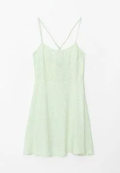 LC WAIKIKI U Neck Patterned Strappy Viscose Women's Dress -LC WAIKIKI popular shop lc waikiki 8393 7674036 6