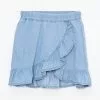 LC WAIKIKI Elastic Waist Frill Detailed Girl Jean Skirt