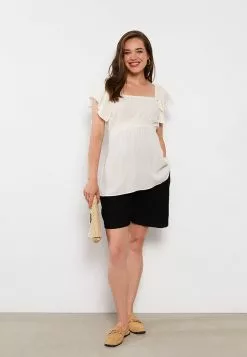 LC WAIKIKI Maternity Shorts With Tummy Panel -LC WAIKIKI popular shop lc waikiki 8537 0885726 5