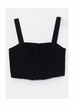 LC WAIKIKI Square Strap Crop Top -LC WAIKIKI popular shop lc waikiki 8558 0129726 5