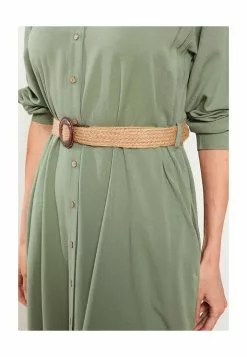 LC WAIKIKI Shirt Collar Belted Women's Dress -LC WAIKIKI popular shop lc waikiki 8569 3129726 4