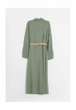 LC WAIKIKI Shirt Collar Belted Women's Dress -LC WAIKIKI popular shop lc waikiki 8569 3129726 7