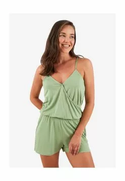 LC WAIKIKI Women's Wrap Sleep Teddie Playsuit