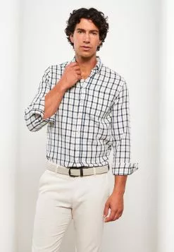 LC WAIKIKI Regular Fit Long Sleeve Plaid Men's Shirt