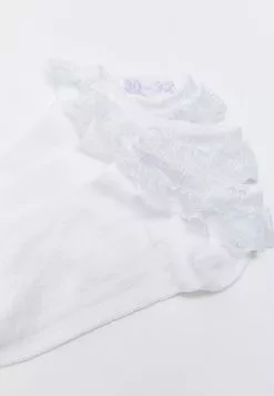 LC WAIKIKI Lace Detailed Girl's Booties Socks 3 Pack -LC WAIKIKI popular shop lc waikiki 8765 5092036 3