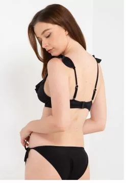 LC WAIKIKI Ruffle Detail Plain Women's Bikini Top -LC WAIKIKI popular shop lc waikiki 8779 5098726 2