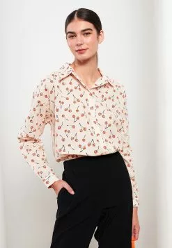 LC WAIKIKI Long Sleeve Women's Tunic With Shirt Collar Pattern