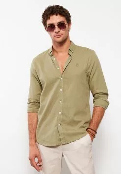 LC WAIKIKI Regular Fit Long Sleeve Linen Men's Shirt -LC WAIKIKI popular shop lc waikiki 8834 3584036 2